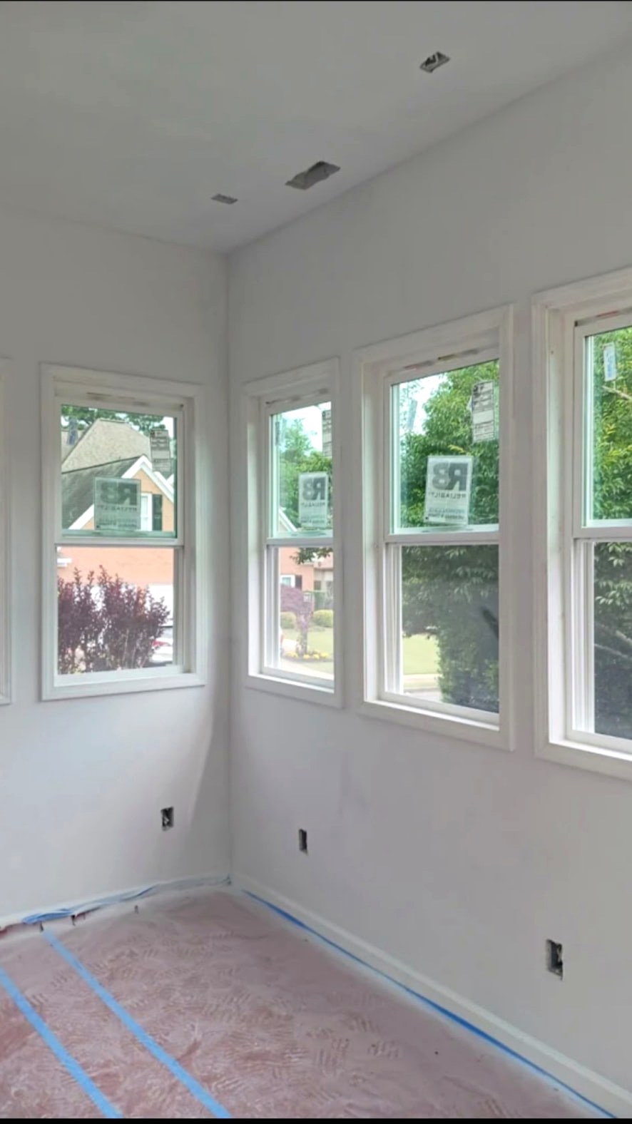 Sunroom drywall hang & finish